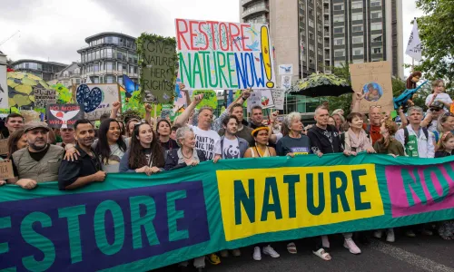 Restore Nature Now march in London