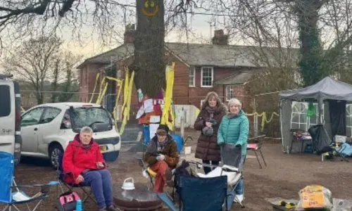 Campaigners in Wivenhoe